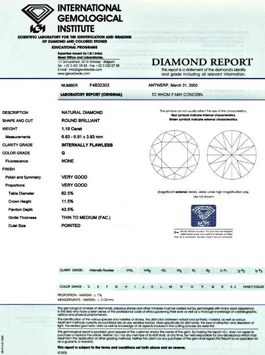 Foto 9 - Einkaräter Top Wesselton Lupenrein IGI sehr gut Diamond, D5096