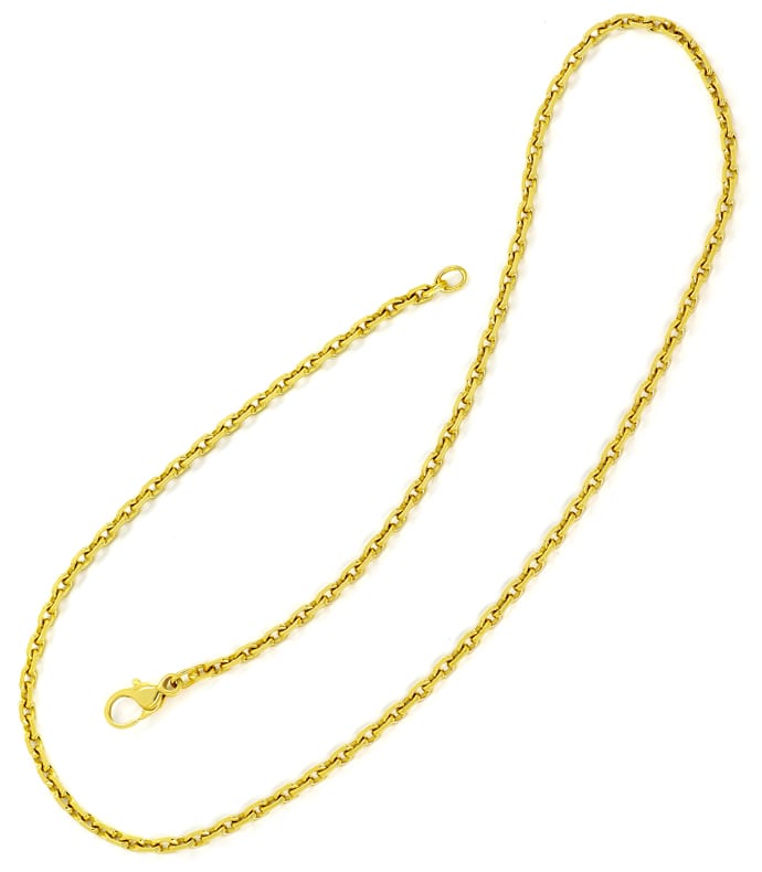 Foto 3 - Damenkette Ankermuster 47cm lang in 14K massiv Gelbgold, K3265