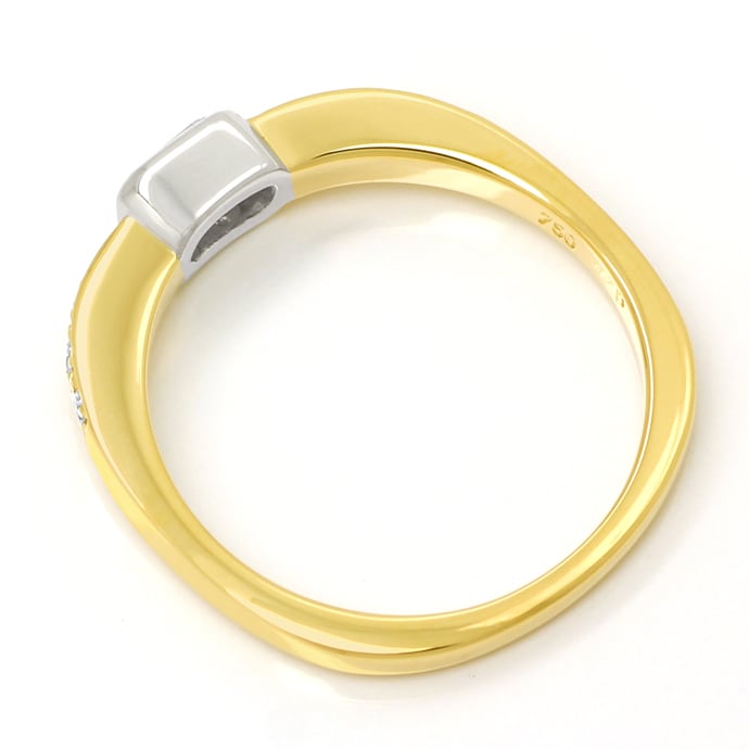 Foto 3 - Design-Ring mit lupenreinen Diamanten 18K Gold, S2044